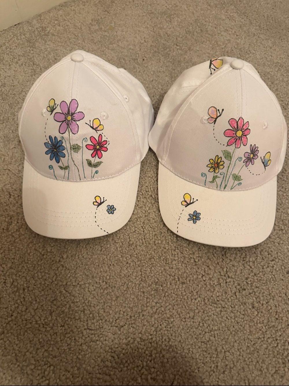 Cute spring/summer pool hats!